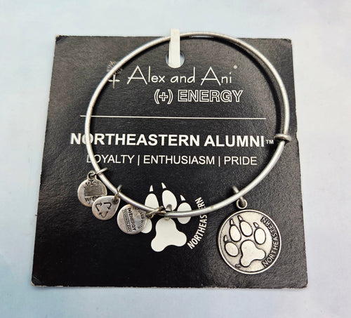 Northeastern Charm Bangle Bracelet- Alex and Ani