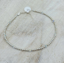 Load image into Gallery viewer, Crystal AB By The Yard Anklet Bracelet - Our Whole Heart