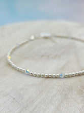 Load image into Gallery viewer, Crystal AB By The Yard Anklet Bracelet - Our Whole Heart
