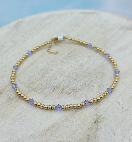 Alexandrite Crystal by The Yard Anklet - Our Whole Heart