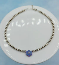 Load image into Gallery viewer, Purple Daisy Flower Anklet - Our Whole Heart