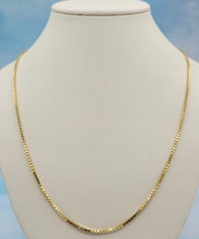 Load image into Gallery viewer, 24” Box Chain - 14K Yellow Gold
