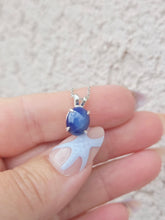 Load image into Gallery viewer, Blue Star Sapphire Necklace - Sterling Silver