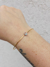 Load image into Gallery viewer, Diamond Locket Cuff Bangle