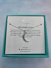 Load image into Gallery viewer, "Friendship Moon" Silver Necklace - TJazelle