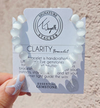 Load image into Gallery viewer, White Cat's Eye Clarity Stacker - TJazelle
