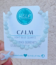 Load image into Gallery viewer, Light Blue Quartz "Calm" Stacker - TJazelle HELP