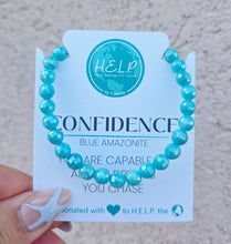 Load image into Gallery viewer, Blue Amazonite "Confidence" Stacker - TJazelle HELP