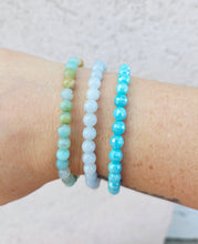 Load image into Gallery viewer, Blue Amazonite "Confidence" Stacker - TJazelle HELP