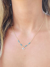 Load image into Gallery viewer, Evil Eye Beaded Necklace