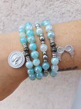 Load image into Gallery viewer, Prayers CZ Silver Charm Bracelet - TJazelle