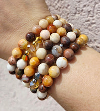 Load image into Gallery viewer, Natural Coral Quartzite with Crystal Center - TJazelle &amp; Marie's Exclusive
