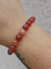 Load image into Gallery viewer, Orange Fire Agate Stacker - TJazelle