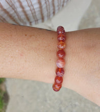 Load image into Gallery viewer, Orange Fire Agate Stacker - TJazelle