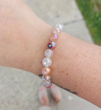 Load image into Gallery viewer, "Love" Strawberry Quartz Stacker - TJazelle
