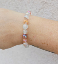Load image into Gallery viewer, "Love" Strawberry Quartz Stacker - TJazelle
