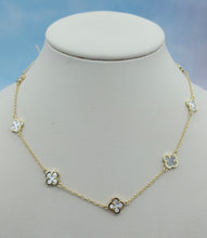 Load image into Gallery viewer, Mother of Pearl Clovers Necklace - Our Whole Heart *Retired Style*