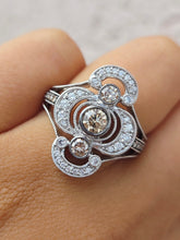 Load image into Gallery viewer, Le Vian Chocolatier® Ring featuring .30 cts. Chocolate Diamonds®, .56 Vanilla Diamonds® set in 14K Vanilla Gold®