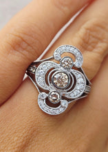 Load image into Gallery viewer, Le Vian Chocolatier® Ring featuring .30 cts. Chocolate Diamonds®, .56 Vanilla Diamonds® set in 14K Vanilla Gold®