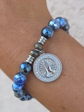 Load image into Gallery viewer, Prayers CZ Silver Charm Bracelet - TJazelle