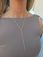 Load image into Gallery viewer, Y Adjustable Cable Chain - 14K Yellow Gold