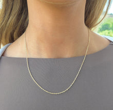 Load image into Gallery viewer, Y Adjustable Cable Chain - 14K Yellow Gold