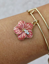 Load image into Gallery viewer, Hibiscus Charm Bangle - Alex and Ani