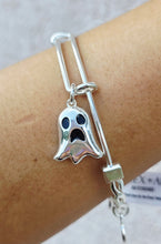 Load image into Gallery viewer, Ghost 'Only Here for the Boos' Textured Bangle - Alex and Ani