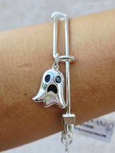 Load image into Gallery viewer, Ghost 'Only Here for the Boos' Textured Bangle - Alex and Ani