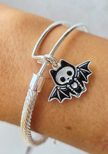 Load image into Gallery viewer, Bat Skeleton Bangle Bracelet - Alex and Ani