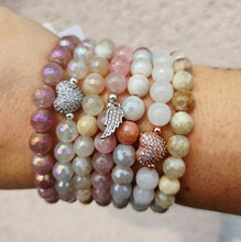 Load image into Gallery viewer, Mystic Strawberry Quartz Beaded Bracelet - Elena Michele
