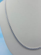 Load image into Gallery viewer, 24” Round Box Chain - Sterling Silver