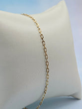 Load image into Gallery viewer, 9.5” Chain Link Anklet - 14K Yellow Gold