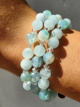 Load image into Gallery viewer, "Blissfully Blue" Aqua Marie's Exclusive Bracelet - TJazelle