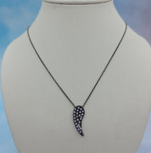 Load image into Gallery viewer, Black Rhodium Angel Wing Necklace