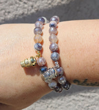 Load image into Gallery viewer, Coffee Agate Coffee Cup Beaded Bracelet - Elena Michele