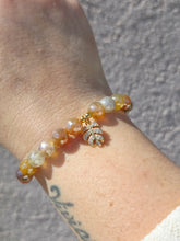 Load image into Gallery viewer, Mystic Brown Leaf Agate Leaf Beaded Bracelet - Elena Michele