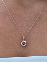 Load image into Gallery viewer, Chocolate Diamond Flower Necklace - Le Vian® Pendant - 14K Rose Gold