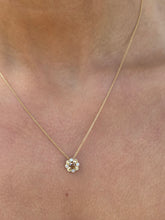 Load image into Gallery viewer, Chocolate Diamond Flower Necklace - Le Vian® Pendant - 14K Yellow Gold