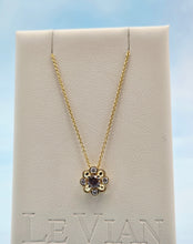 Load image into Gallery viewer, Chocolate Diamond Flower Necklace - Le Vian® Pendant - 14K Yellow Gold