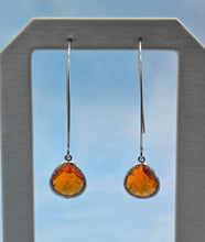 Load image into Gallery viewer, Carnelian - Gemstone Threader Earring