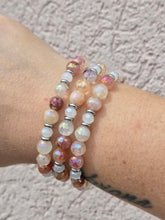 Load image into Gallery viewer, "Strawberry Moon" Strawberry Quartz &amp; White Crystal Exclusive - Marie's x TJazelle