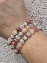 Load image into Gallery viewer, "Strawberry Moon" Strawberry Quartz &amp; White Crystal Exclusive - Marie's x TJazelle