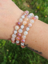 Load image into Gallery viewer, "Strawberry Moon" Strawberry Quartz &amp; White Crystal Exclusive - Marie's x TJazelle
