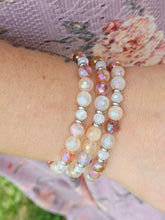 Load image into Gallery viewer, "Strawberry Moon" Strawberry Quartz &amp; White Crystal Exclusive - Marie's x TJazelle