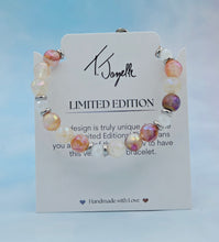 Load image into Gallery viewer, "Strawberry Moon" Strawberry Quartz &amp; White Crystal Exclusive - Marie's x TJazelle