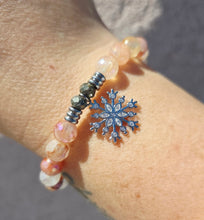 Load image into Gallery viewer, "Snowflake" CZ Charm Bracelet - TJazelle Holiday Collection