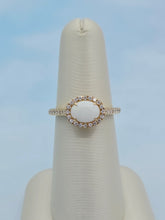 Load image into Gallery viewer, "East to West" Opal and Diamond Ring - 18K Yellow Gold