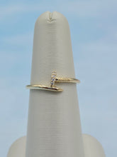 Load image into Gallery viewer, Nail Ring w/Diamonds - 14K Yellow Gold