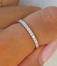 Load image into Gallery viewer, .25 Carat Diamond Band - 18K White Gold